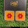 Ear Studs 009 ( Orange )