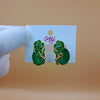 Ear Studs 147 (Green)