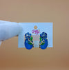 Ear Studs 147 (Light Blue)