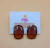 Ear Studs 153 (Brown)