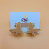 Ear Studs 156 (Light Brown)