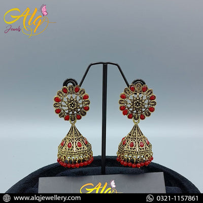 Jhumka 014 (Maroon)