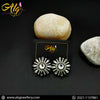 Ear Studs 037 ( White Silver )